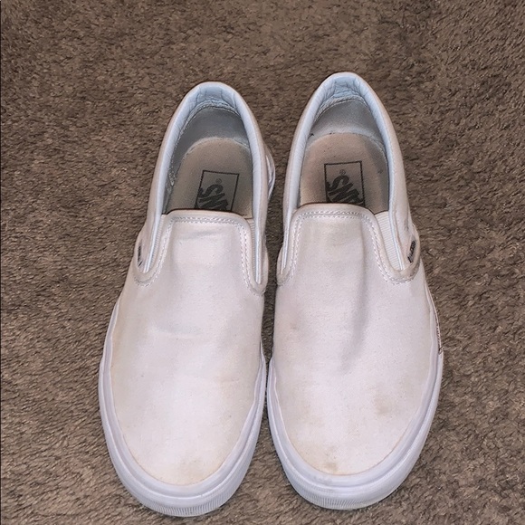 how to clean white slip on vans